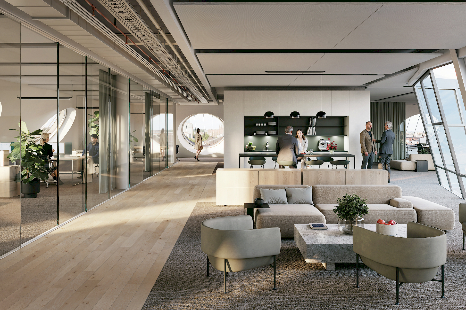 8. OG: Officeflächen mit Weitblick